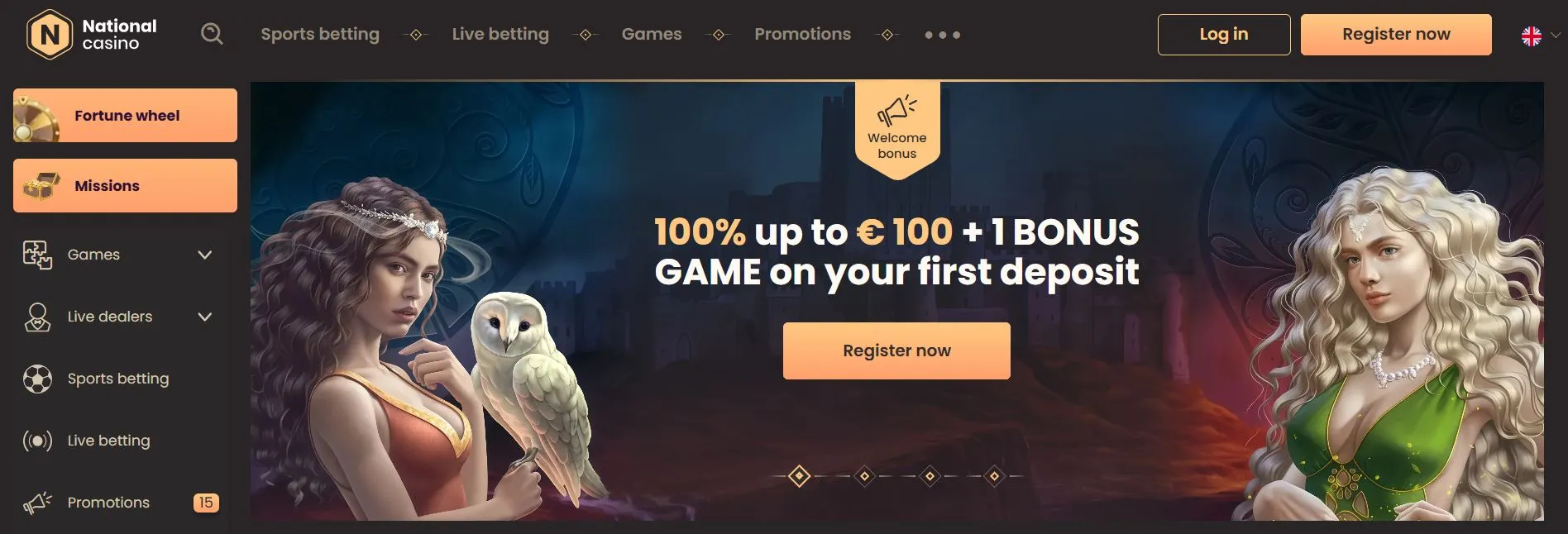 cazinouri online noi în România  National Casino